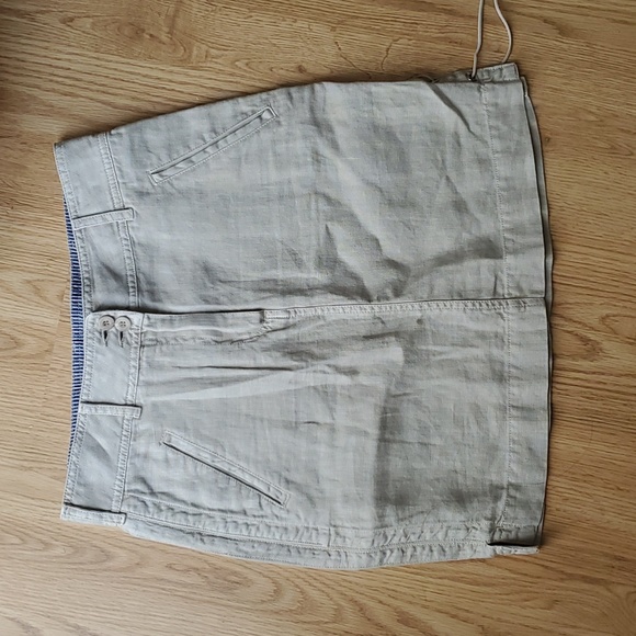 ESCALES PARIS Linen Skirt S - Picture 4 of 12